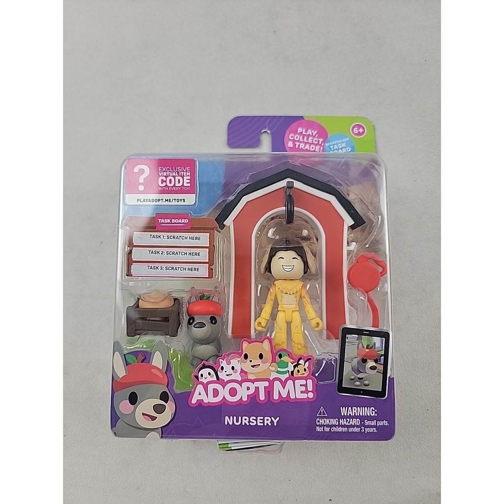 🔥 JAZWARES ROBLOX ADOPT ME! "NURSERY (DOUG & DONKEY)" FIGURE SET‎ - 2024 🔥